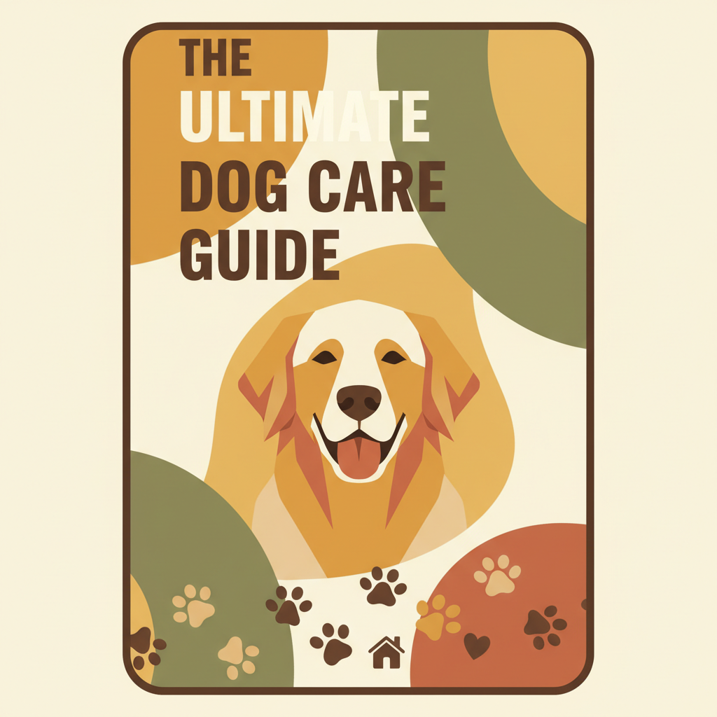Digital PDF guide cover for The Ultimate Dog Care Guide